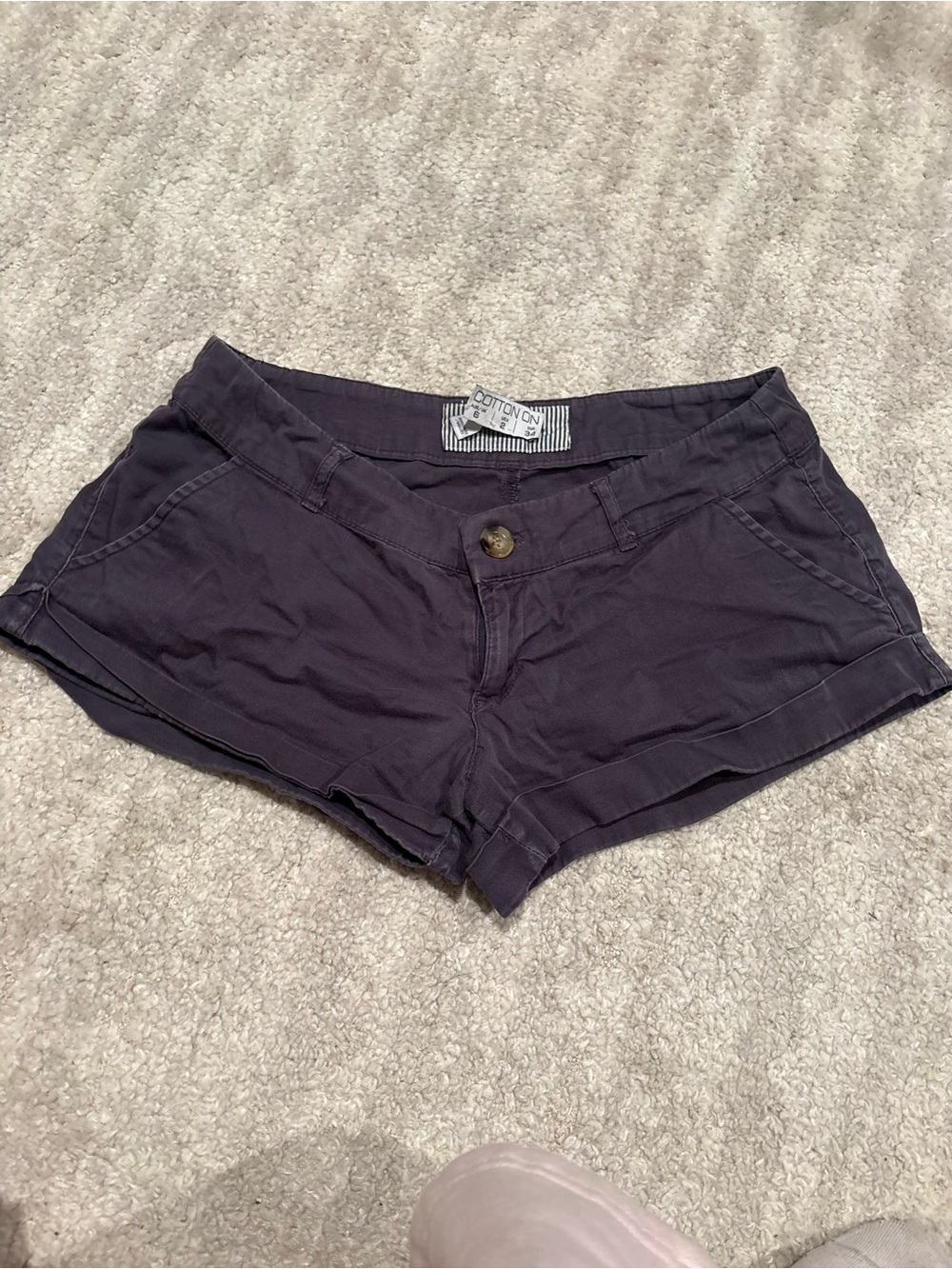 Y2k Mini low rise shorts